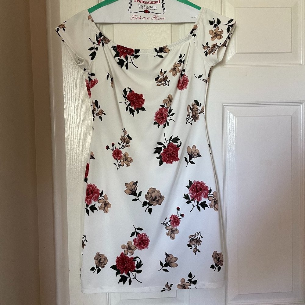 White cocktail dress